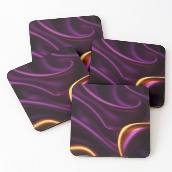 Item preview, Amethyst and Gold Silk Waves designed and sold by StudioForge.