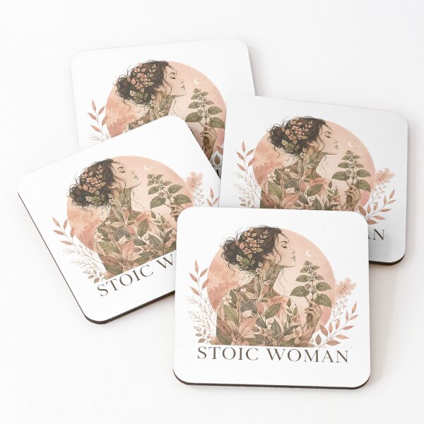 Item preview, Stoic Woman – Botanical Melissa Portrait designed and sold by PixelBlob.
