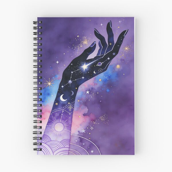 Item preview, Astrology Hand Art Moon Spell designed and sold by soulfulpalette.