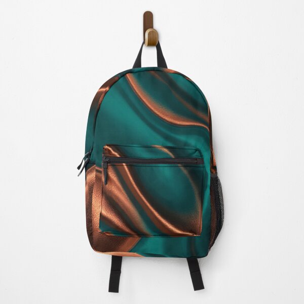 Item preview, Teal and Copper Fluid Abstract designed and sold by StudioForge.