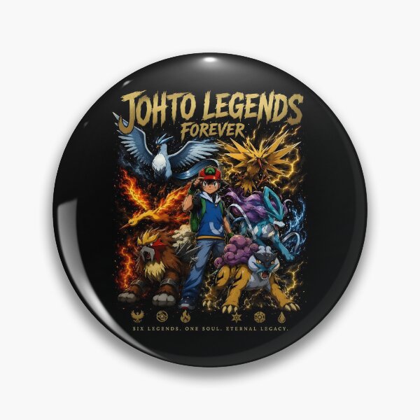 Item preview, Johto Legends Forever - Ash Ketchum Legendary Aesthetic Design designed and sold by Trinidesigns123.