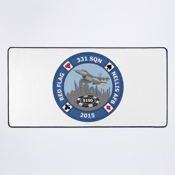 Item preview, 331 Squadron Red Flag 2015 Deployment Patch designed and sold by CharlieDesings.