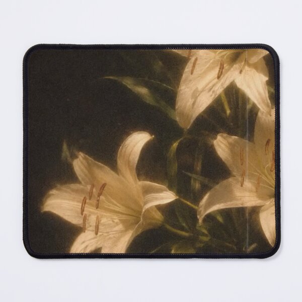 Item preview, Golden Lilies Dark Academia Floral Art designed and sold by SarvynStudio.