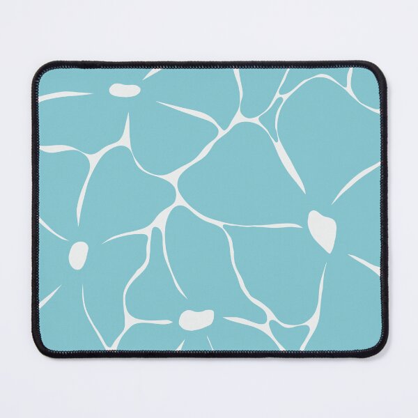 Item preview, Retro Blue Groovy Floral Seamless Pattern designed and sold by StoriesInGrain.