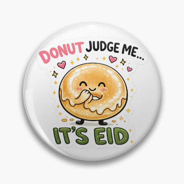 Item preview, Eid Mubarak Meme donut designed and sold by Narc Studio.