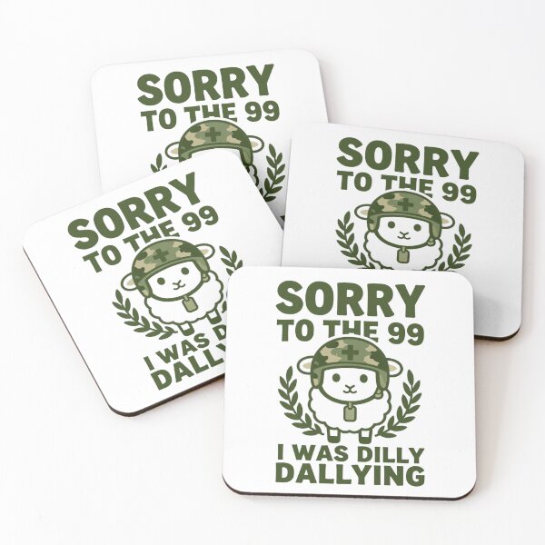 Item preview, Sorry to The 99 I was Dilly Dallying Christian Sheep 1 designed and sold by Positive&FunnyThings.