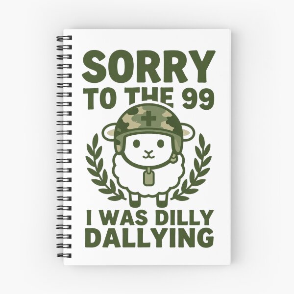 Item preview, Sorry to The 99 I was Dilly Dallying Christian Sheep 1 designed and sold by Positive&FunnyThings.