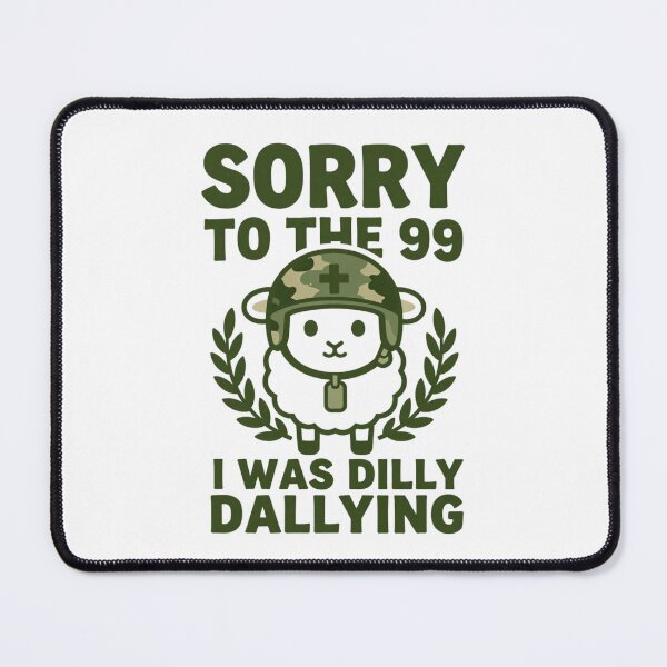 Item preview, Sorry to The 99 I was Dilly Dallying Christian Sheep 1 designed and sold by Positive&FunnyThings.
