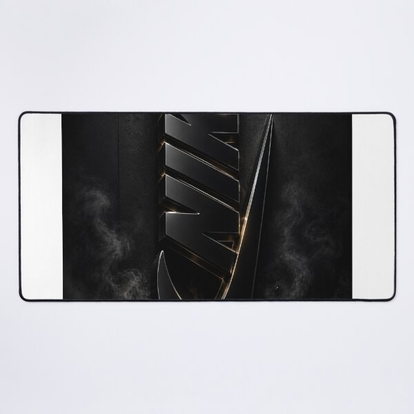 Item preview, Ultra-Realistic 3D Vertical Black Nike Logo | Luxury 4K Wallpaper designed and sold by JcAbstractArt.