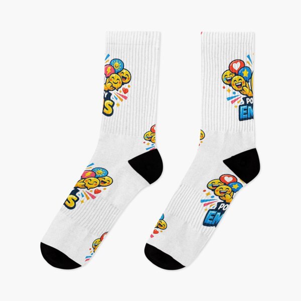 Item preview, Powered by Emojis – Expressive Smiley Communication Design designed and sold by mbmstores.