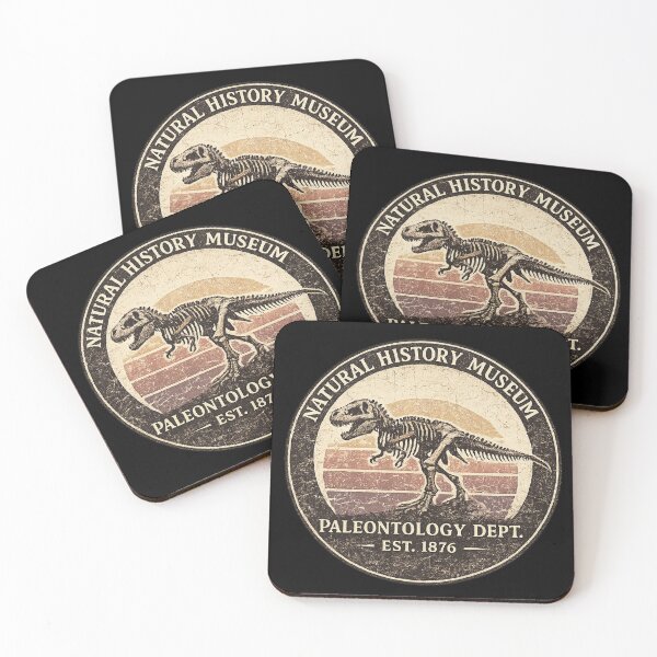 Item preview, Natural History Museum Vintage T-Rex Skeleton designed and sold by EvergreenThread.