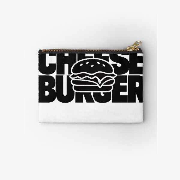 Item preview, Cheese Burger: Bold Minimalist Typography Black White Text Art designed and sold by irfanshikh.