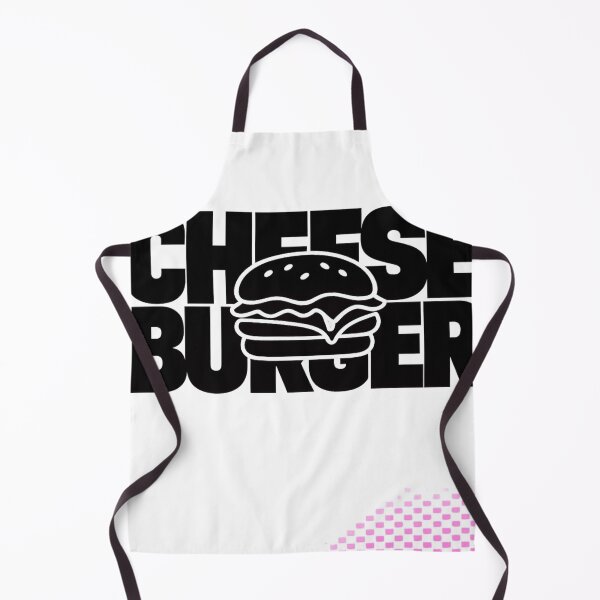 Item preview, Cheese Burger: Bold Minimalist Typography Black White Text Art designed and sold by irfanshikh.