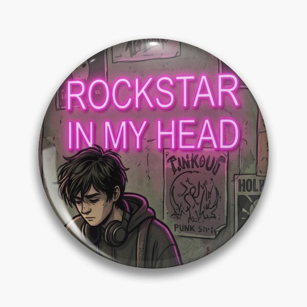 Item preview, Bedroom Guitarist Rockstar in My Head designed and sold by VictoriaaStore.