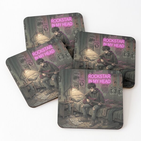 Item preview, Bedroom Guitarist Rockstar in My Head designed and sold by VictoriaaStore.