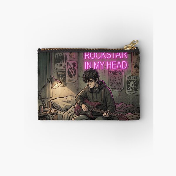 Item preview, Bedroom Guitarist Rockstar in My Head designed and sold by VictoriaaStore.