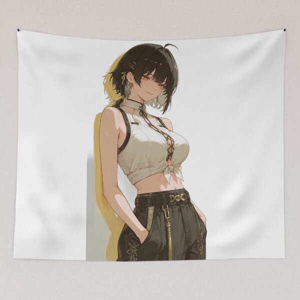 Item preview, Female Rover Cropped Tank Top Wuthering Waves designed and sold by KomiArts.