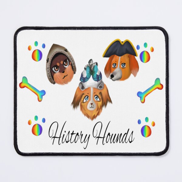 Item preview, History Hounds Cute Trio Design designed and sold by HistoryHounds.