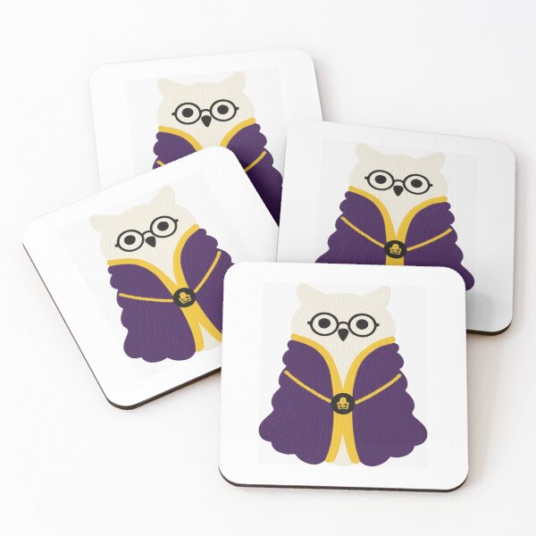 Item preview, Wise Owl in Academic Robe - Serious Owl Art with Glasses designed and sold by The Emoji Vibe.