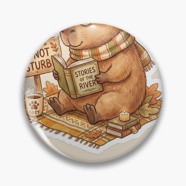 Item preview, Cute Capybara Reading Book Do Not Disturb Cozy Bookish  designed and sold by Arobinoz.