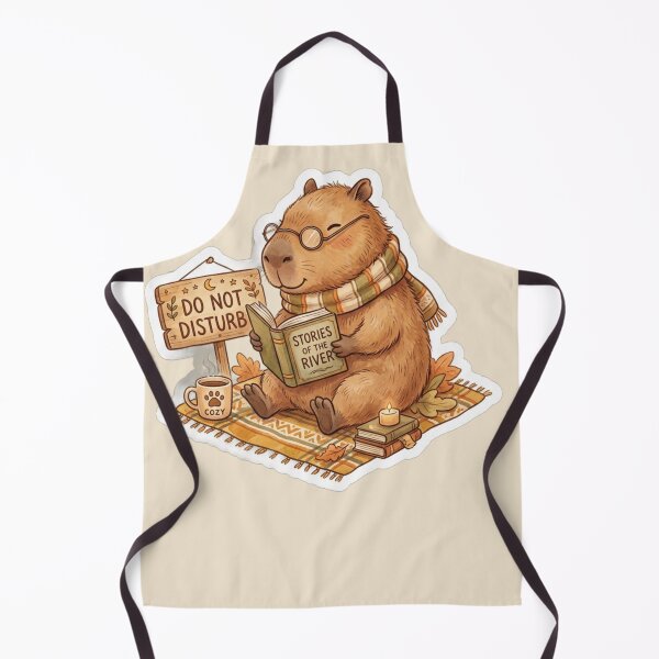 Item preview, Cute Capybara Reading Book Do Not Disturb Cozy Bookish designed and sold by Arobinoz.