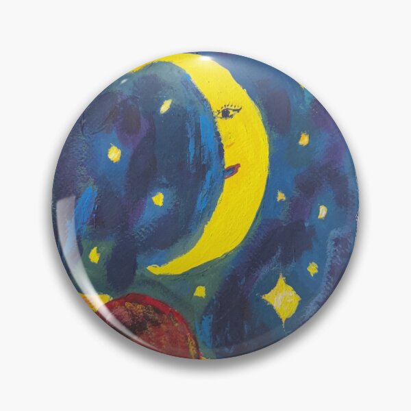 Item preview, Celestial Moon and Stars with Planet designed and sold by Hmtgraphics.