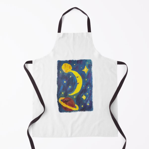 Item preview, Celestial Moon and Stars with Planet designed and sold by Hmtgraphics.