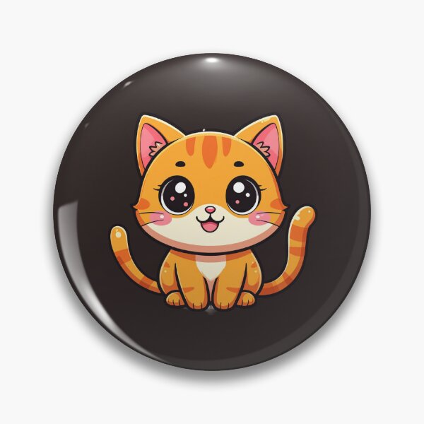Item preview, Cute Kawaii Orange Tabby Cat designed and sold by Sima Designs.