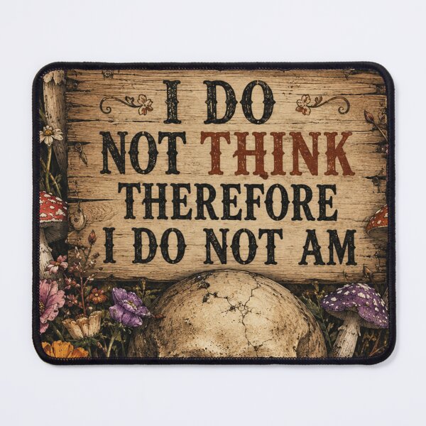 Item preview, I Do Not Think Therefore I Do Not Am designed and sold by Obinne.