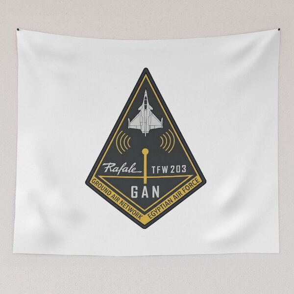 Item preview, Egyptian Air Force Rafale TFW 203 Ground Air Network Emblem designed and sold by CharlieDesings.