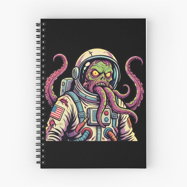 Item preview, Alien Parasite Astronaut - Retro Sci-Fi Horror Pop Art designed and sold by redsharkuk.