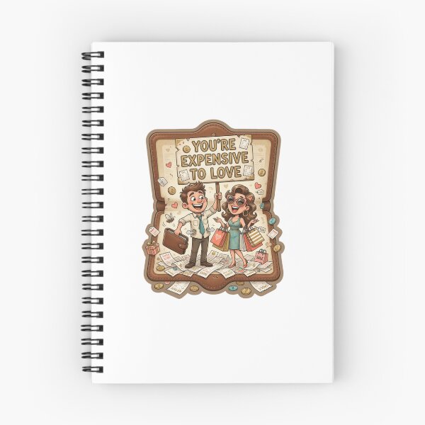 Item preview, You're Expensive To Love Funny Relationship Sticker designed and sold by Imaginarium of Chaos falcon88 .