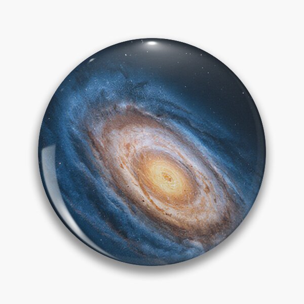 Item preview, Blue and Gold Galaxy designed and sold by StudioForge.