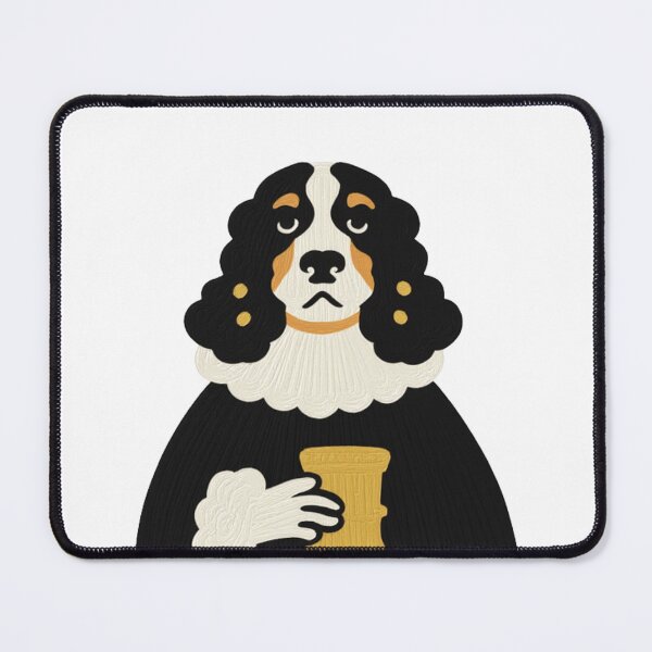Item preview, Aristocratic Black Dog in Black Robe with Golden Cup - Majestic Animal Art designed and sold by The Emoji Vibe.