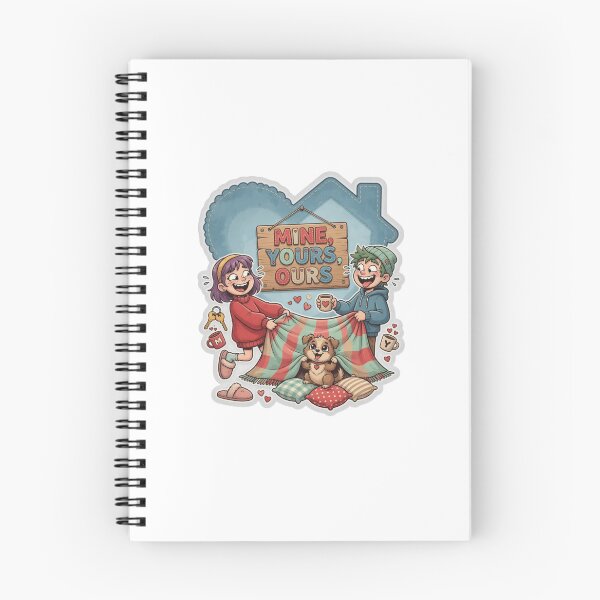 Item preview, Mine Yours Ours Funny Couple Sticker designed and sold by Imaginarium of Chaos falcon88 .