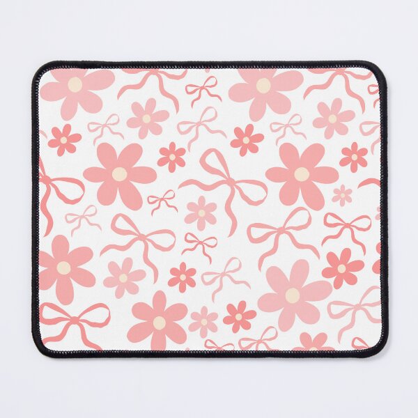 Item preview, Coquette Pink Bows and Flowers - Spring Vibes designed and sold by soysauceprints.