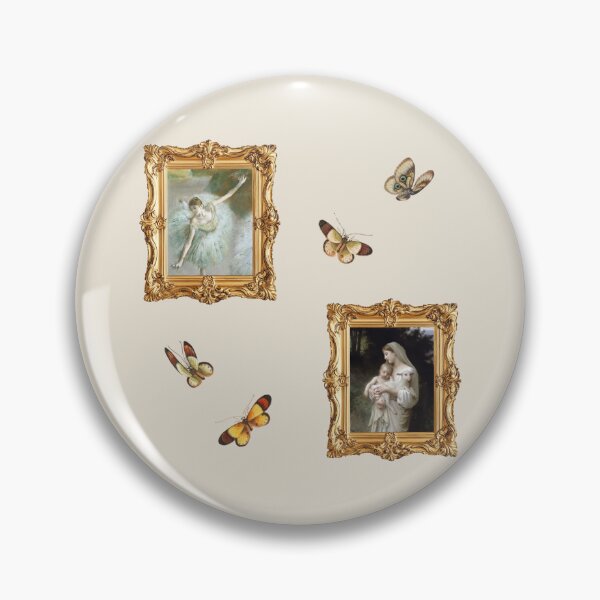 Item preview, Golden Frames & Butterflies – Classical Art Collage designed and sold by Zuo-Shop.