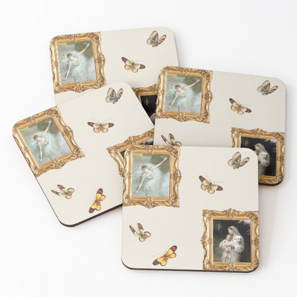 Item preview, Golden Frames & Butterflies – Classical Art Collage designed and sold by Zuo-Shop.