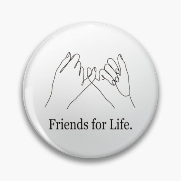 Item preview, Friends for Life Minimal Pinky Promise Line Art Friendship designed and sold by InspiredCreatives.