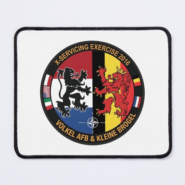 Item preview, NATO X-Servicing Exercise 2016 Volkel AFB & Kleine Brogel Patch designed and sold by CharlieDesings.