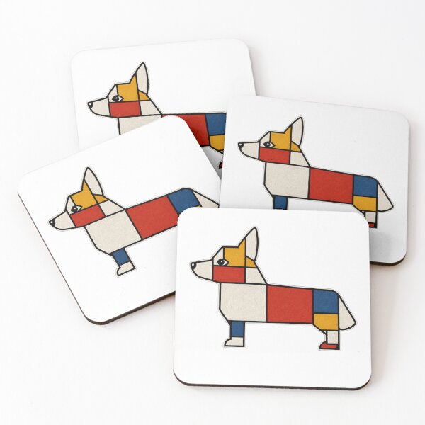 Item preview, Mondrian Corgi designed and sold by BarkhausStudio.