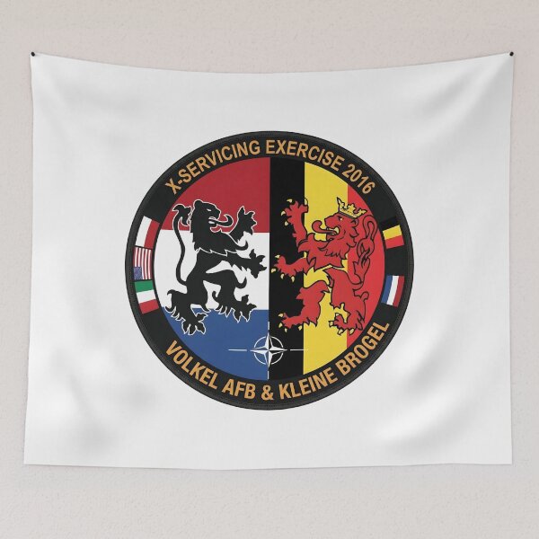 Item preview, NATO X-Servicing Exercise 2016 Volkel AFB & Kleine Brogel Patch designed and sold by CharlieDesings.