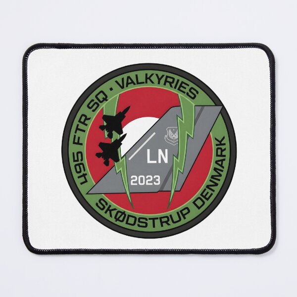 Item preview, 495th Fighter Squadron Valkyries Skødstrup Denmark 2023 Emblem designed and sold by CharlieDesings.