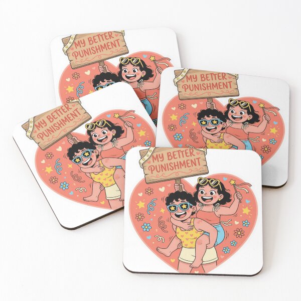 Item preview, My Better Punishment Funny Love Sticker designed and sold by Imaginarium of Chaos falcon88 .
