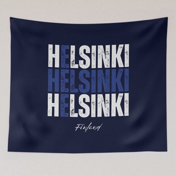 Artikelvorschau, Helsinki Finnland, Helsinki-Souvenir entworfen und verkauft von Dressyourflag.