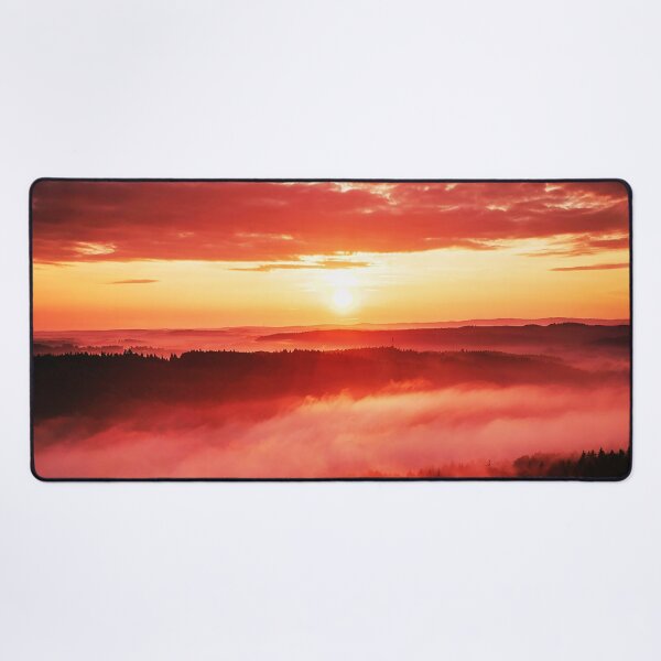 Item preview, Misty Sunrise Over the Forest designed and sold by Exodoi.