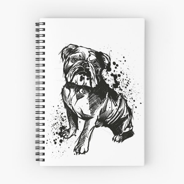 Item preview, Bulldog Ink Splatter Portrait designed and sold by Inkversed.
