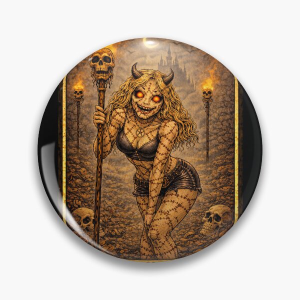 Item preview, DEMON DOLLS TAROT - PRETTY LITTLE SINNERS -  SIX OF WANDS designed and sold by KingPunk.