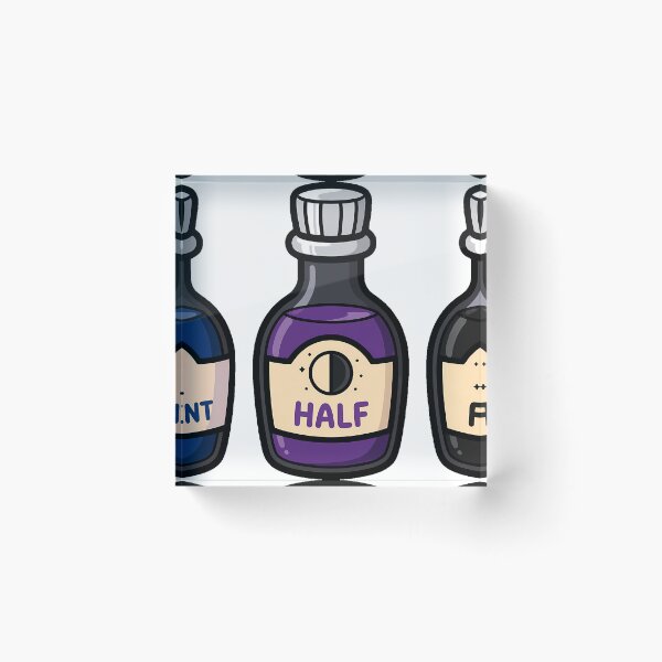 Item preview, Moon Phase Potion Set designed and sold by IllumeInk.