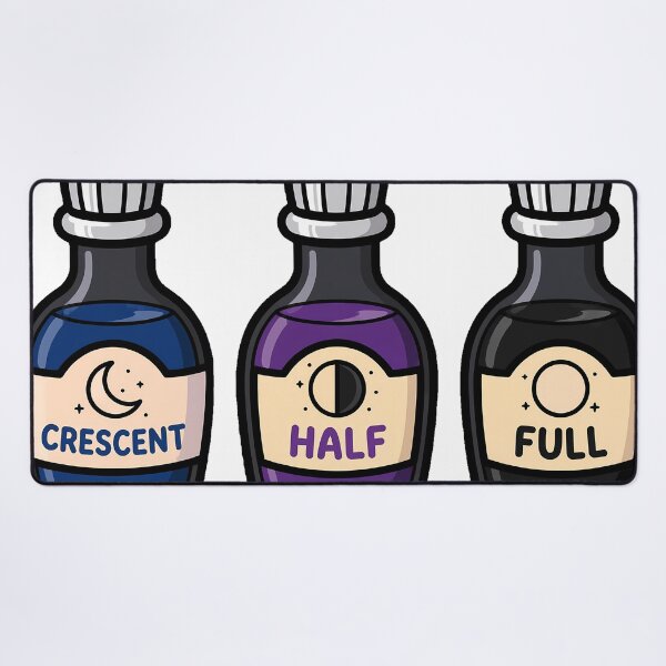 Item preview, Moon Phase Potion Set designed and sold by IllumeInk.